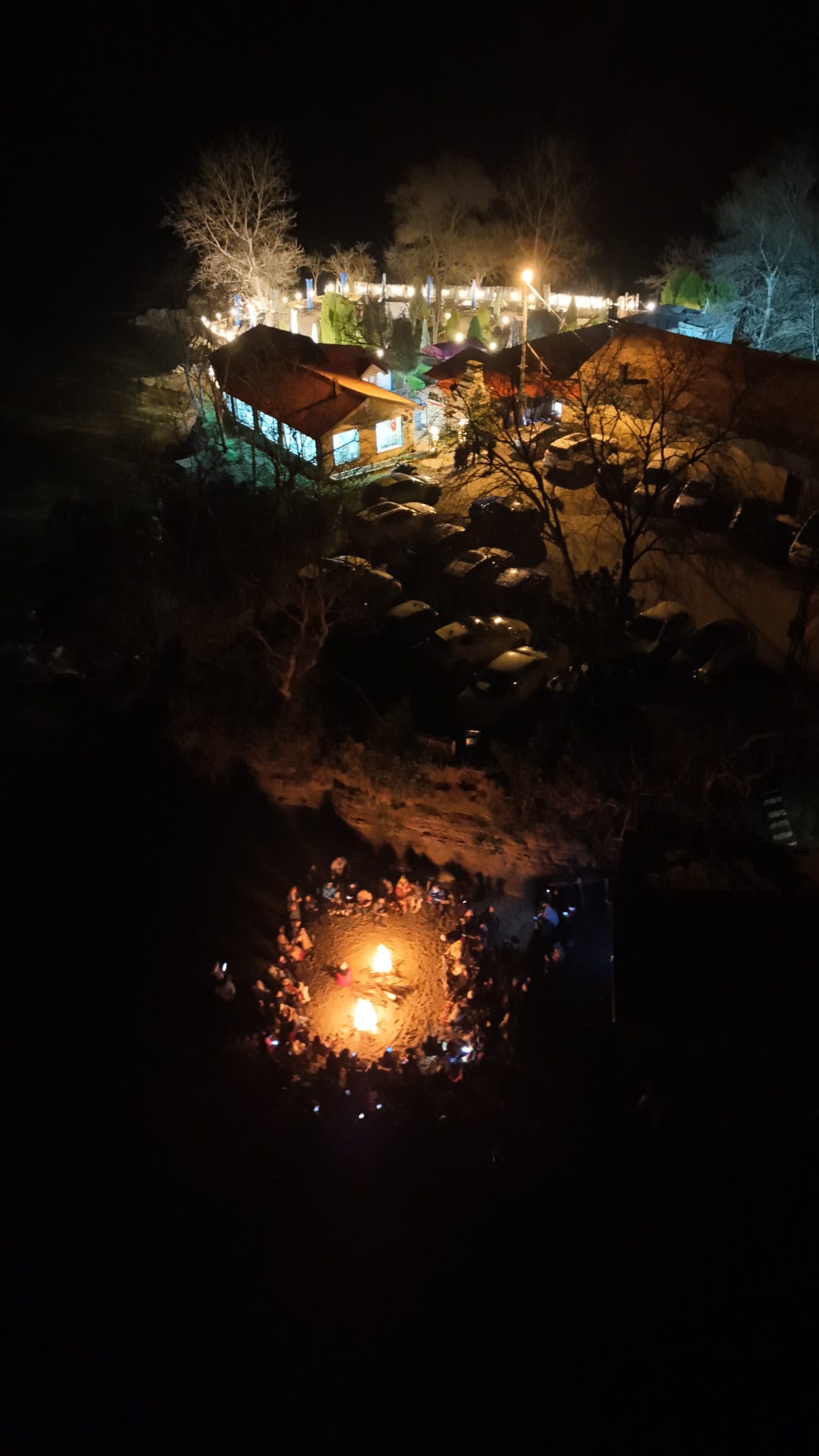 Saklıbahçe Çaytepe gece görünümü