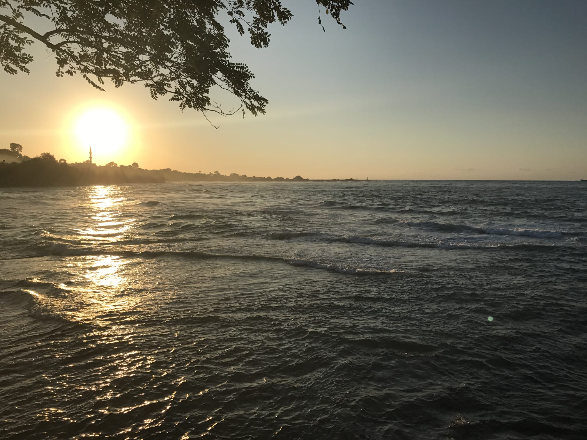 Çaytepe gün batımı ve deniz manzarası